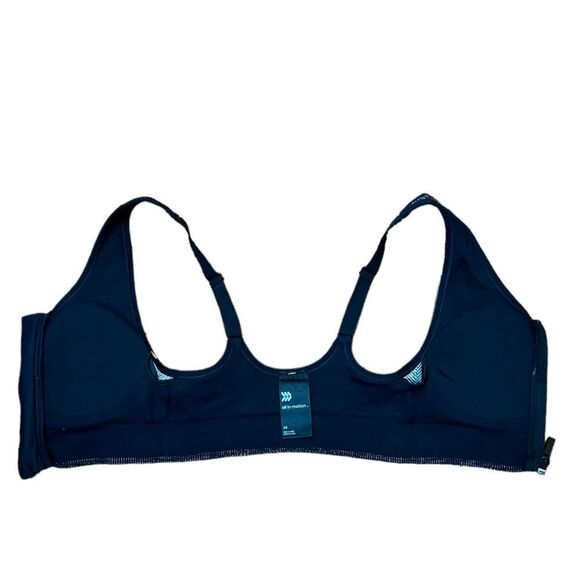 All In Motion Black And Gray Front Closure Sports Bra, Size XS, NWT - Picture 8 of 13